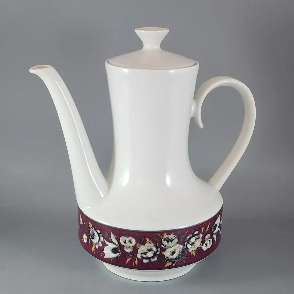 Winterling Tea Coffee Dessert Set 20 Pieces Red Floral Number 35